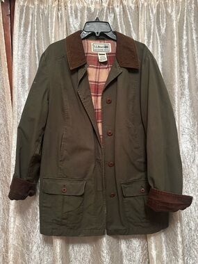 L.L. Bean Olive (Loden) Green Utility Women's Adirondack Barn Coat